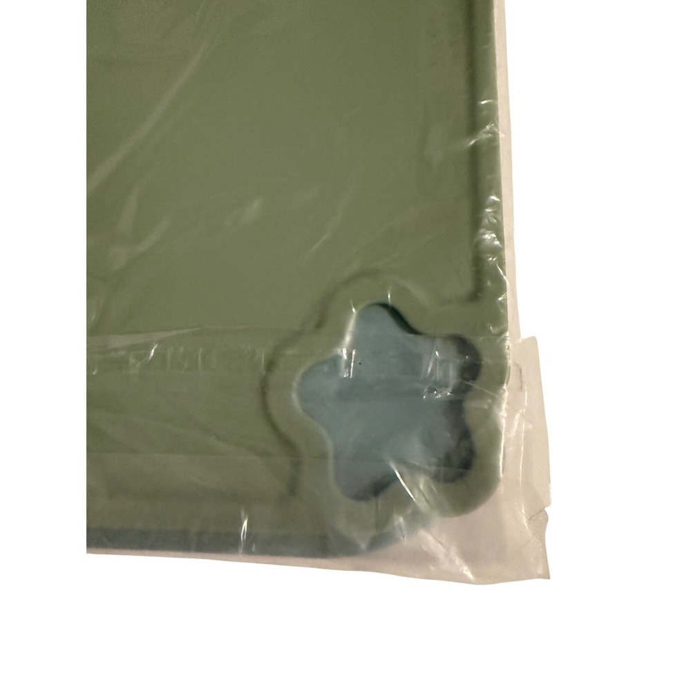 Cutebe Silicone Placemat 3 Pack Sage Green Table Mat‎ Kids Toddler New 15" x 11"